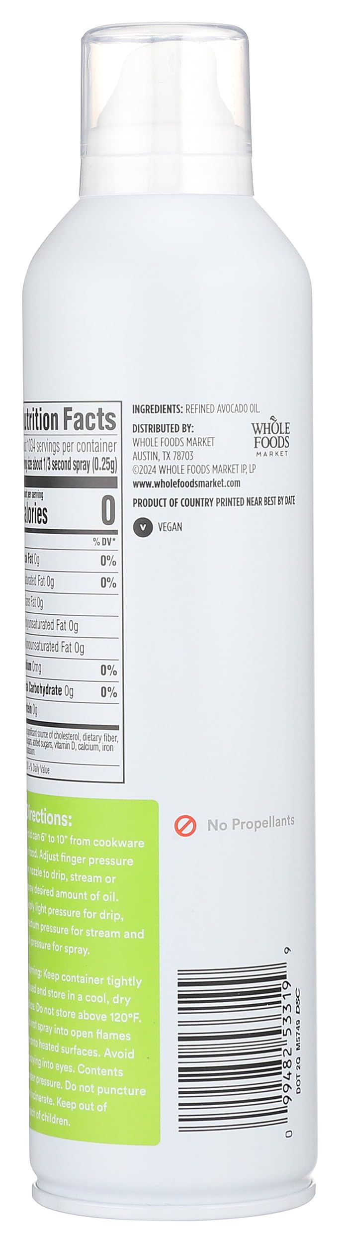 365 by Whole Foods Market  Avocado Oil Spray  10 Fl Oz