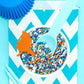 Blue And Orange Sprinkles For Cake, Cookie, Cupcake Decorating, And Baking - Blippi Birthday Cake Topper Decorations In Blue Ora