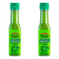 Mexico Lindo Green Habanero Hot Sauce | Real Green Habanero Chili Pepper | Enjoy With Mexican Food, Seafood & Pasta | 5 Fl Oz Bottles (Pack Of 2)