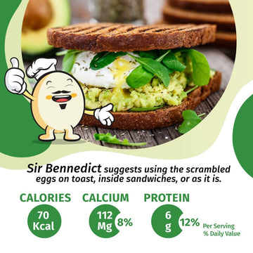 Eggylicious - Pack Of 4 - Egg Scramble Mix - Made W/Hormones Free Whole Eggs/Protein Packed -Easy & Delicious Breakfast - For Ou