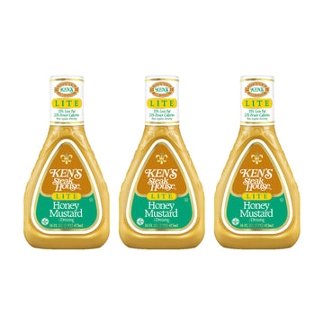 Ken's Steak House Lite Honey Mustard Dressing (16 Fl Oz (Pack of 3))