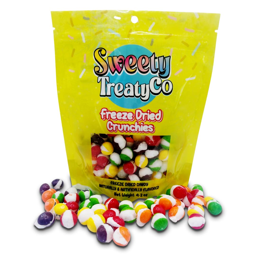 SWEETY TREATYCo Freeze Dried Cosmic Crunchies - Classic Flavors & Unique Crunch - Perfect Snack Freeze Dry Candy Gummy - Irresis