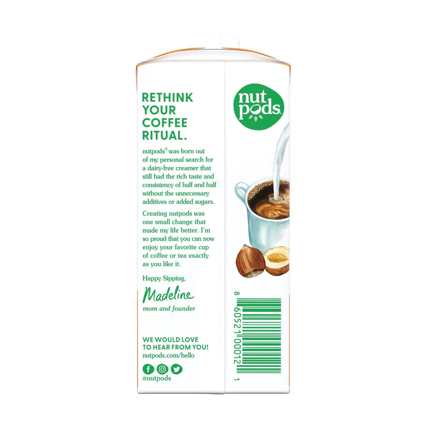 Nut Pods Creamer Df Hazelnut 11.2 Fl Oz