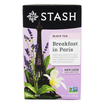 Stash Tea Breakfast in Paris Black Tea 18 count