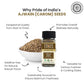 Pride Of India - Ajwain Seed Whole - Gourmet Carom Seeds - Flavoring Agent For Savory Dishes - Aromatic & Nutrient-Dense - Easy