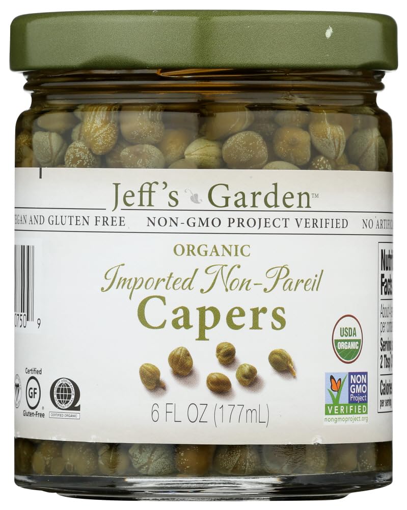 Jeff's Naturals Non-Pareil Capers, 6 Ounce (Pack of 2)