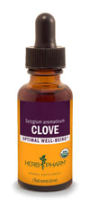 HERB PHARM Organic Clove Extract, 1 FZ