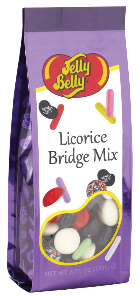 Jelly Belly Gift Bag, Licorice Bridge Mix, 6.75 Oz.