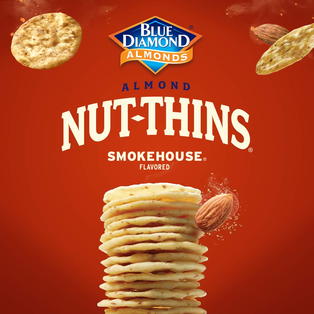 Blue Diamond Almonds Nut-Thins  Er Crisps, Smokehouse, 4.25 Ounce (Pack Of 12)