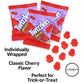 Twizller Ghosts - Cherry Flavor - Fun Size Chewy Bites, Individually Wrapped Licorice-Style Treats, 1 lb Bag, Perfect for Hallow