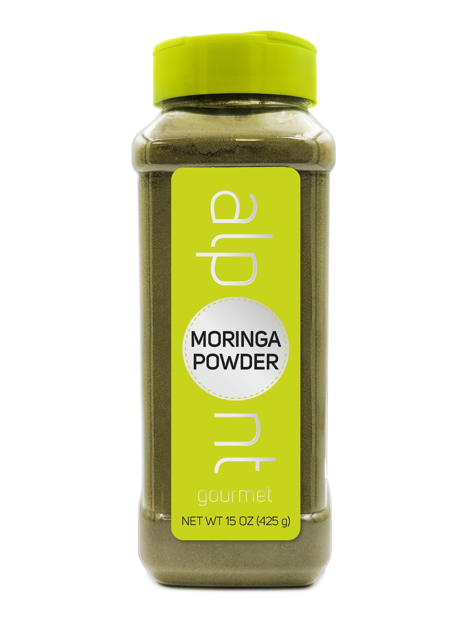 Alpont Gourmet, Moringa Powder 15Oz (425G), All Natural, Non-Gmo, Superfood, Packed To Keep It Fresh, Premium Quality