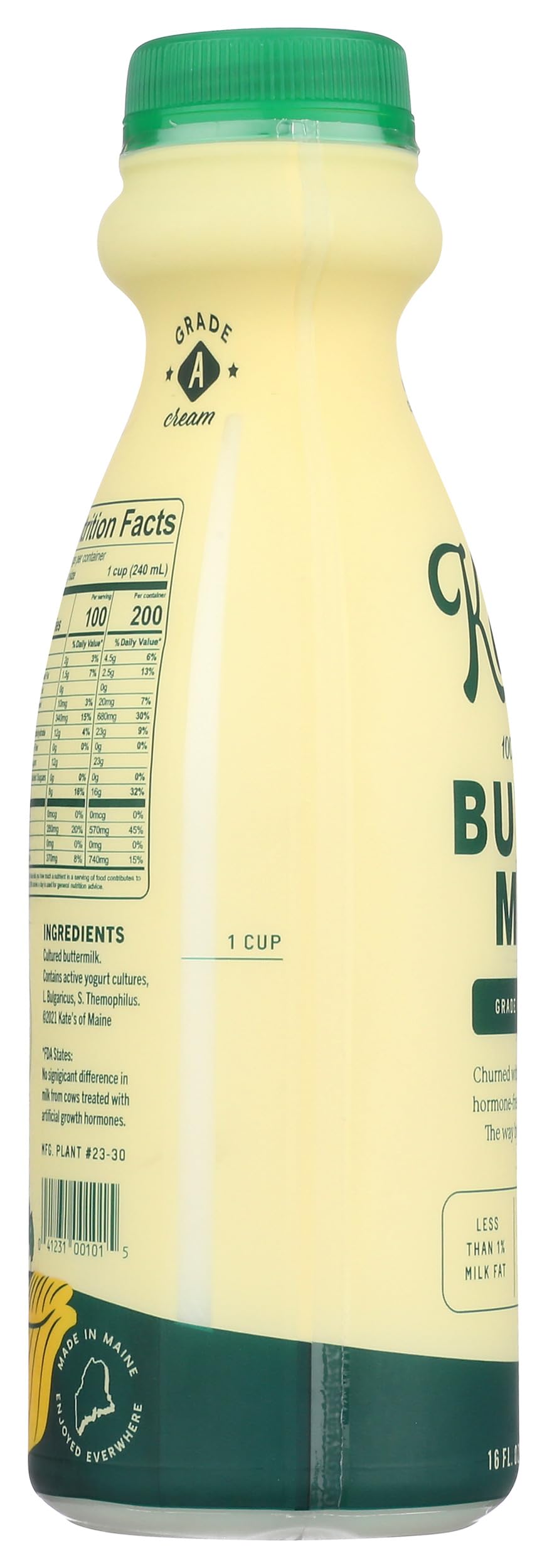 Kates Butter Buttermilk, 16 Fz