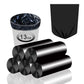 Trash Bags 13 Gallon Tall Kitchen Garbage Bags, Inwaysin Recycle Bags, Biodegradable Black Trash Bags, 75Ct