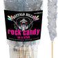 Buffalo Bills Natural (Silver) Rock Candy On A Stick (12-Ct Cup Silver Rock Candy Crystal Sticks)
