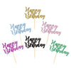 Donoter 24 Pcs Happy Birthday Cupcake Toppers Cake Picks For Birthday Party Decoration Supplies, 6 Colors