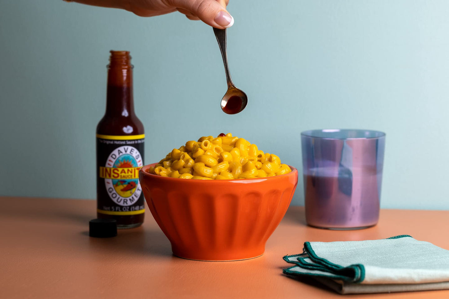 Dave's Gourmet Original Insanity Hot Sauce Featured on Hot Ones Season 1-3 Bottles