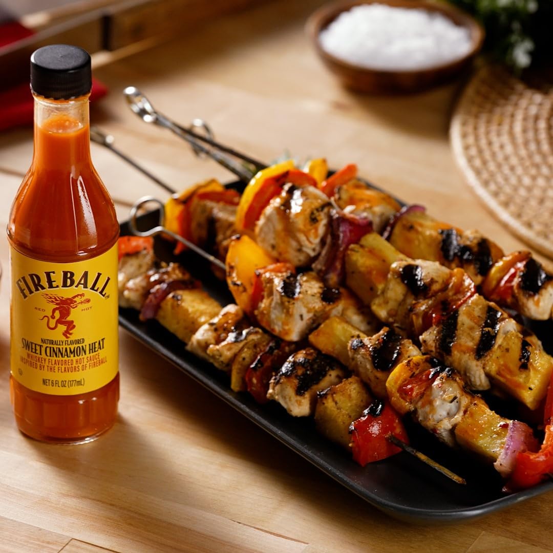 Weber Fireball spirit-inspired flavor Flavored Hot Sauce, 6 oz, Model 1165874