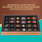 Dark Chocolate Truffles Gift Box, 24 Pieces Of Chocolates Gift Box, Ultimate Assorted Chocolates For Birthdays, Holidays Or Corporate Gifts, A Enhanced Chocolate Experience Made For Gifting