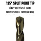 Drill America 40 X 6 Cobalt Aircraft Extension Drill Bit (Pack Of 12), Glbco Series