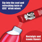 ICEE Singles To Go Variety Pack of 6-3 of Each - Cherry and Blue Raspberry - Zero Sugar Powdered Drink Mix - 6 Sticks Per Box -