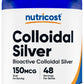 Nutricost Colloidal Silver 8Oz 150Mcg - Cobalt Blue Glass Bottles, Bio-Active Colloidal Silver