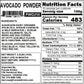 Fanale Premium Avocado Bubble Tea Flavoring Powder | Perfect For Baking, Smoothies, Desserts And Drinks | Instant Flavoring Powd