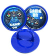 Blue Fox Baking Game On Cupcake Toppers Video Game Birthday Party Supplies Decorations Rings- Package of 24