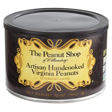 Artisan Generously Salted Virginia Peanuts 32 Oz. Tin