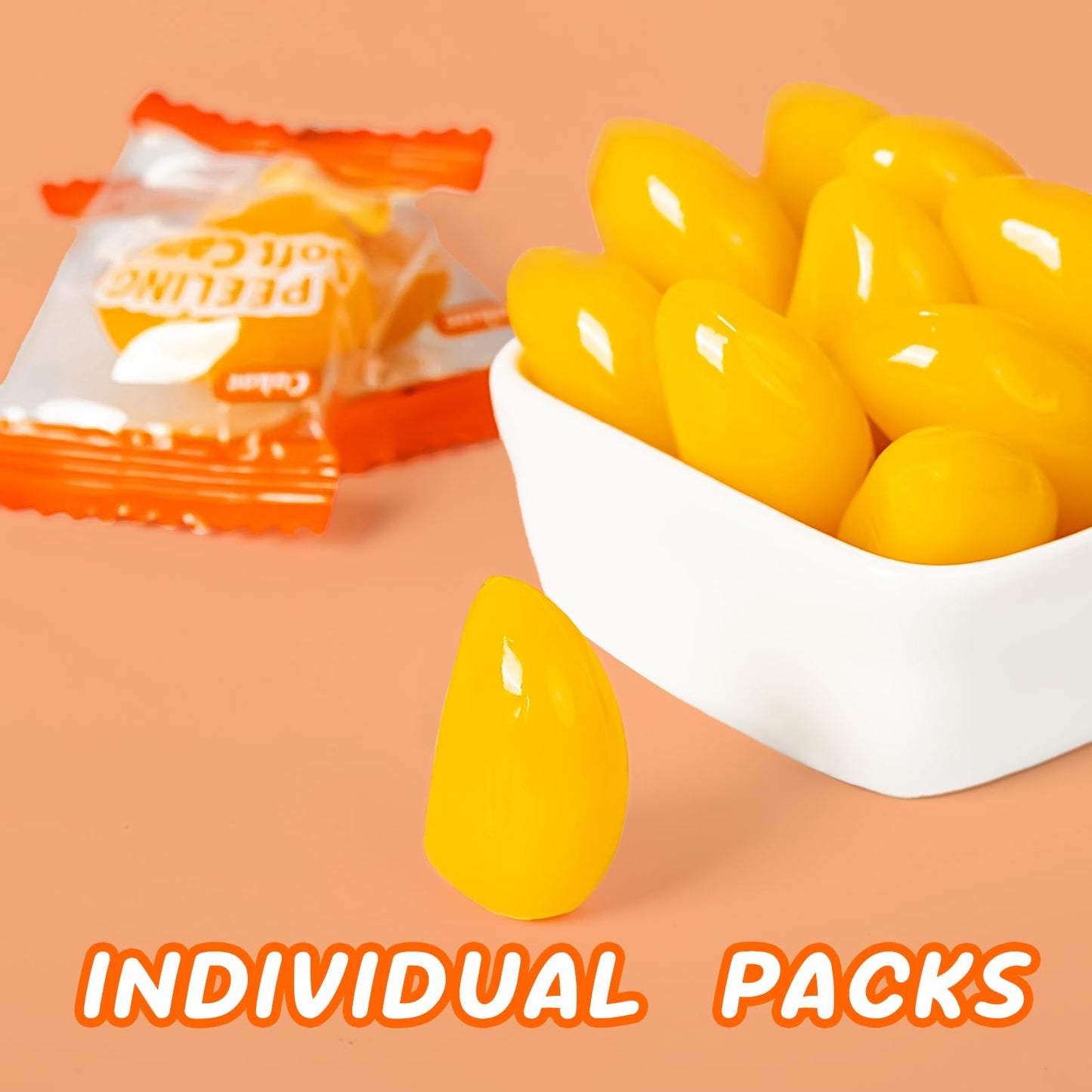COKOC Peelable Gummies Mango Candy, Individual Packaging, 2.64oz Bag, Pack of 3