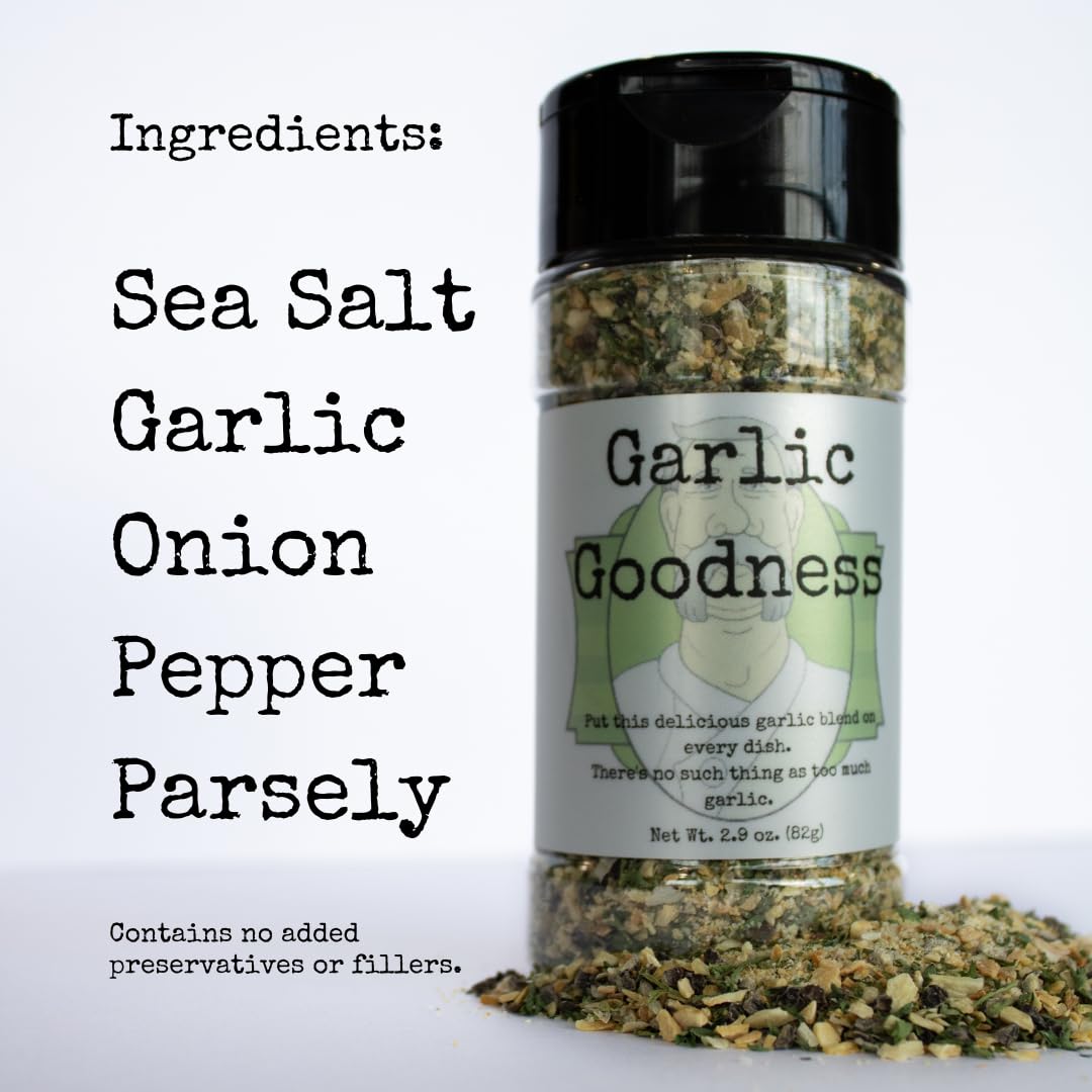 Garlic Goodness | Small Batched Blended With No Additives | Garlic Lovers | Made In The Usa