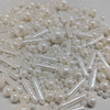 Edible White Pearl Sugar Sprinkles Candy Mix Size Baking Edible Cake Decorations Cupcake Toppers Cookie Decorating Wedding Party