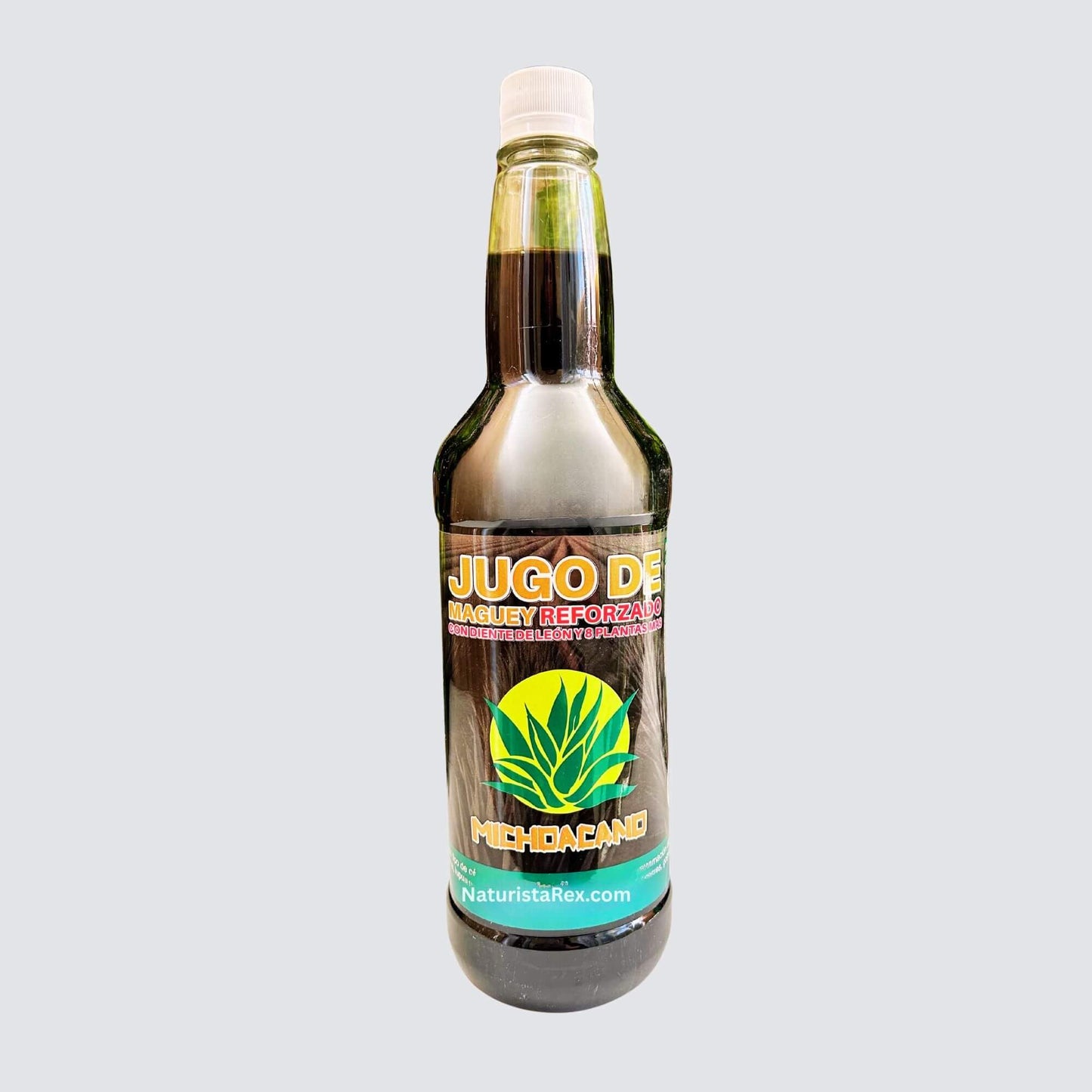 El Michoacano Maguey Juice Reforzado With Dandelion Y 8 Plants More| Jugo De Maguey Reforzado Con Diente De Leon Y 8 Plantas Mas 33 Oz (1 Lt) Tonic Drink Dietary Dietary Support