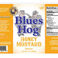 Blues Hog Honey Mustard Sauce, Sweet Honey & Zesty Mustard Gourmet Bbq Sauce Gluten-Free, Made In The Usa, 21 Oz