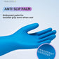 Pacific Ppe 4 Pairs Reusable Dishwashing Cleaning Gloves With Latex Free, Cotton Lining, Kitchen Gloves, Blue, Large