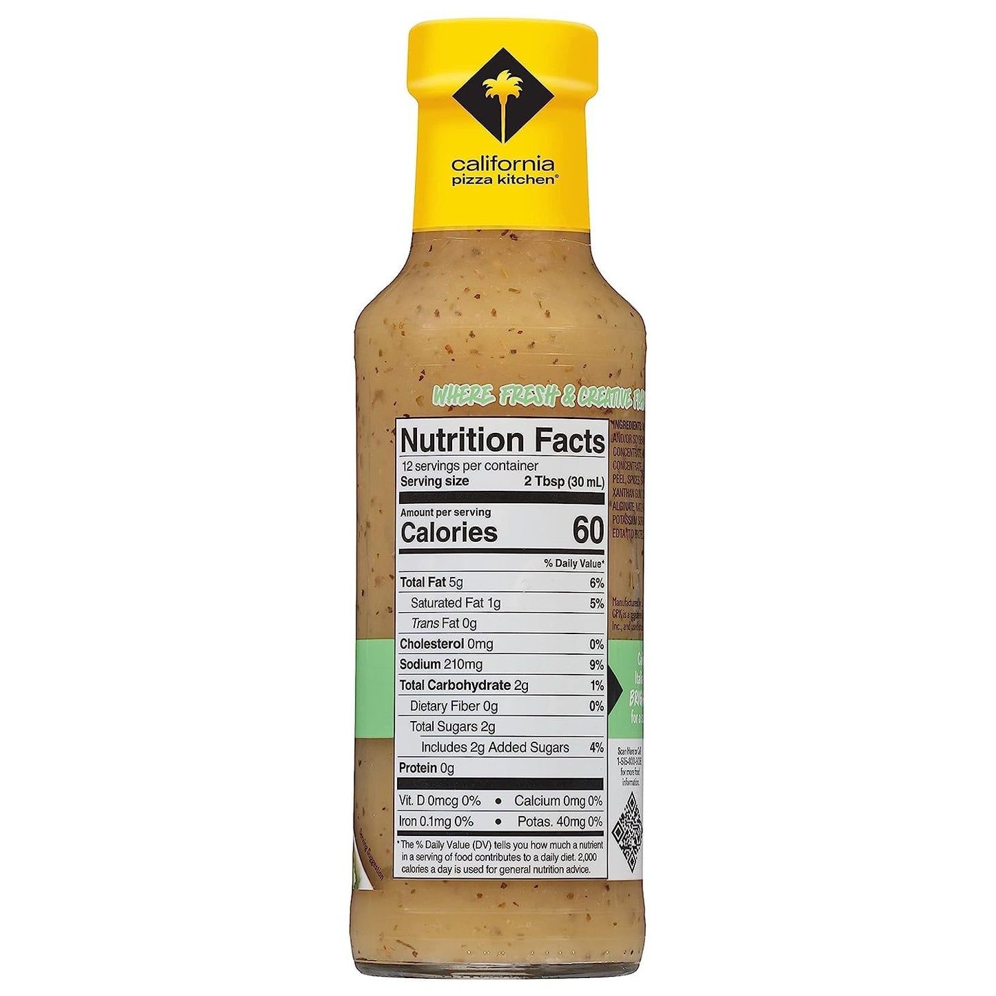 California Pizza Kitchen Italian Dressing - Zesty Italian Dressing, Italian Salad Dressings, Fresh Flavor, Restaurant Style - 12