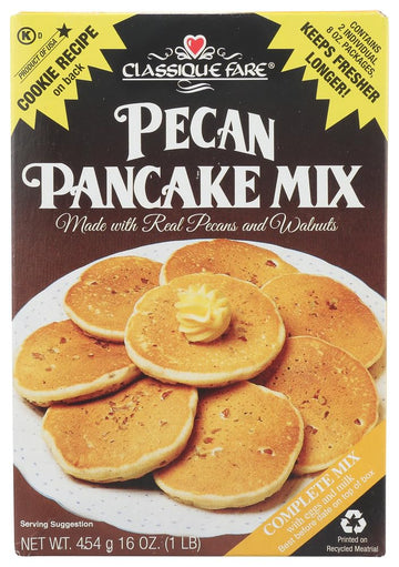 Classique Fare Mix Pancake Pecan - 16 OZ (Pack of 3)