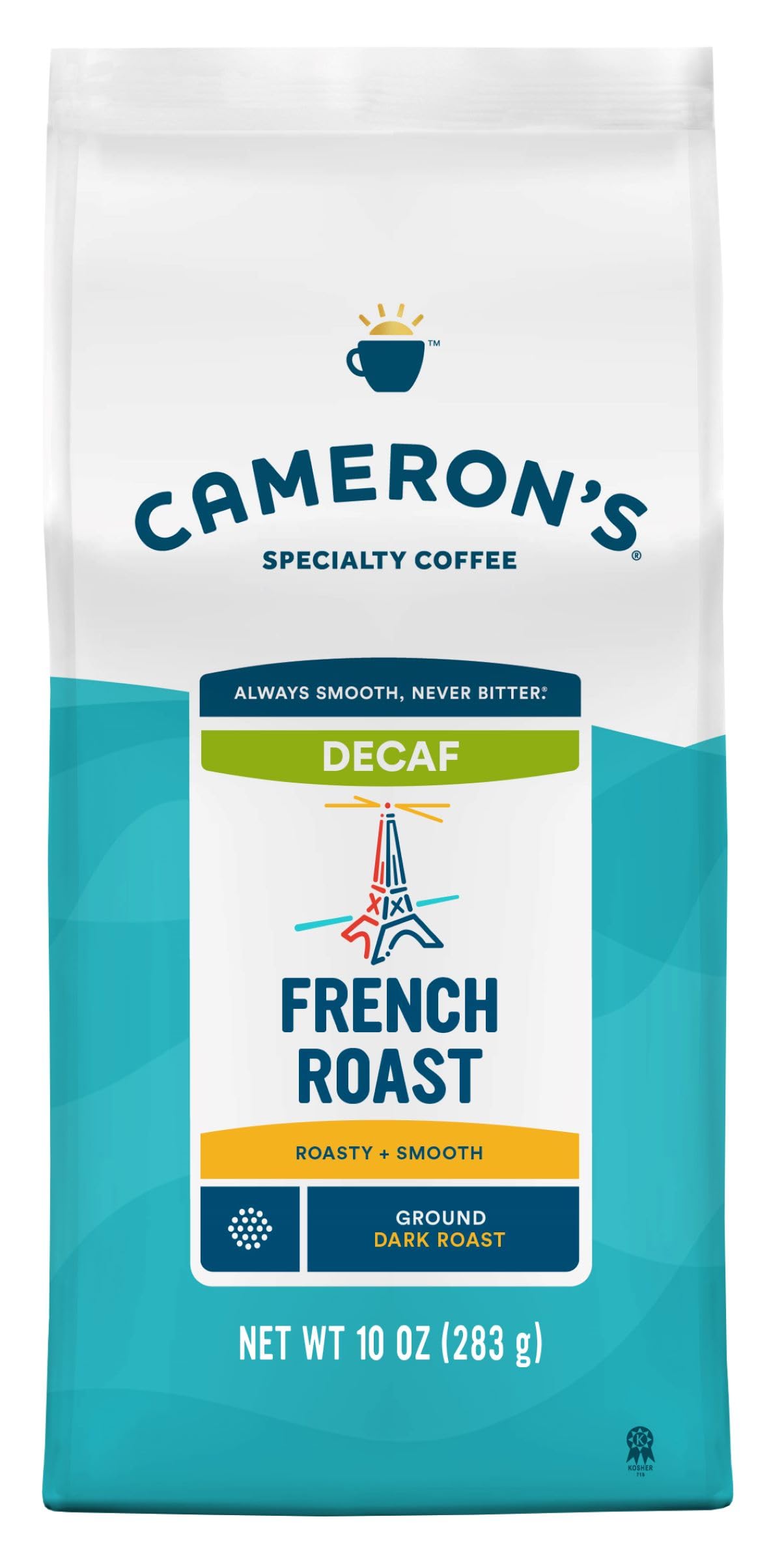 Camerons Coffee Roasted Ground Coffee Bag, French Roast, 10 Ounce Pack Of 6 - New