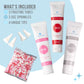 Sweets Indeed Frosting Kit Plus Heart Sprinkles Frosting Tubes 11.31 Ounces Perfect For Baking And Cookie Decoarting
