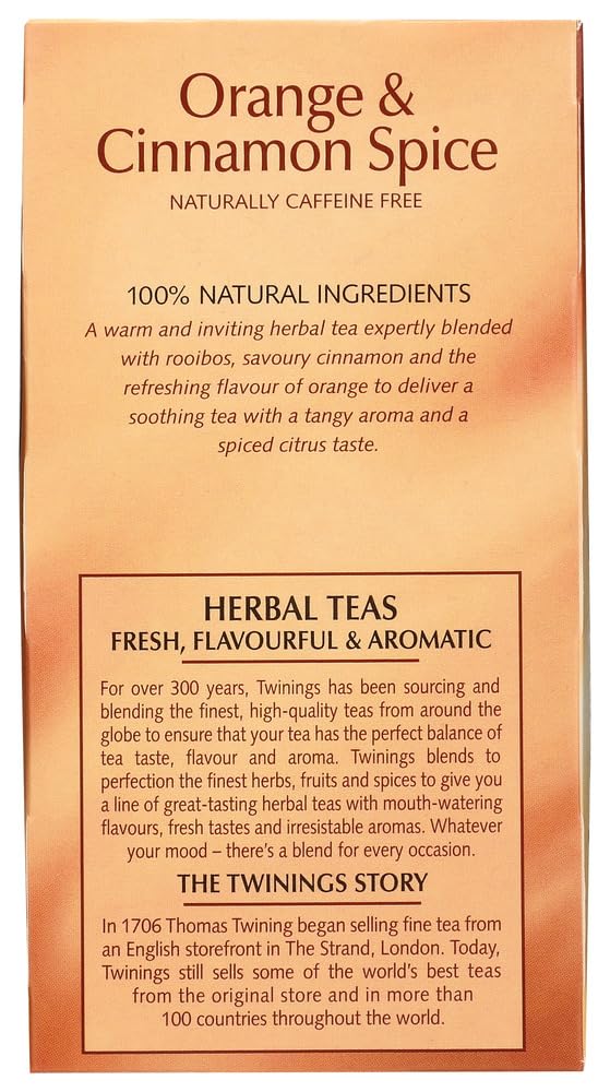 Twinings Orange & Cinnamon Spice Tea - 20 Ct By Twinings