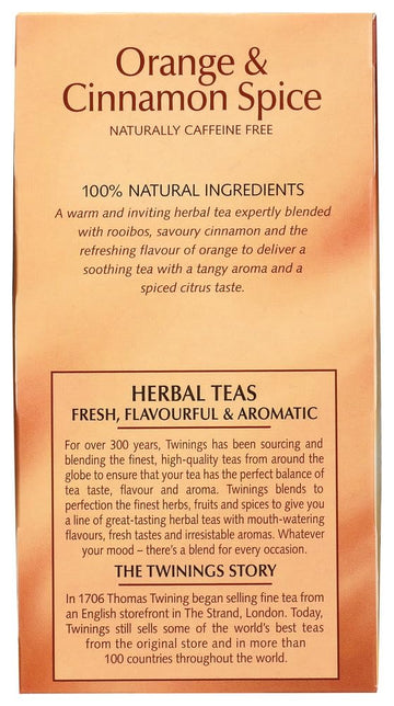 Twinings Orange & Cinnamon Spice Tea - 20 Ct By Twinings