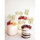 24 Pcs Gold Glitter 30Th Birthday Cupcake Toppers For Celebrating Thirty Years Old Birthday Party Decorations For 30Th Anniversa