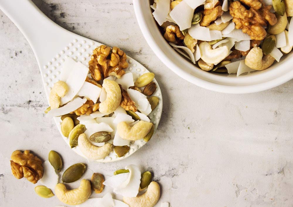 Food To Live Organic Coconut And Friends Trail Mix, 8 Ounces - Raw And Non-Gmo Snack Mix Contains Coconut Chips, Cashews, Pumpki