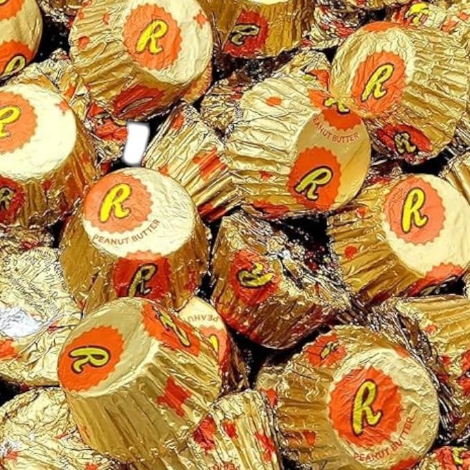 Reeces Milk Chocolate Miniature Peanut Butter Cups, Individually Wrapped 1.5 Lbs-Crunchy Milk Chocolate Filled With Creamy Peanu