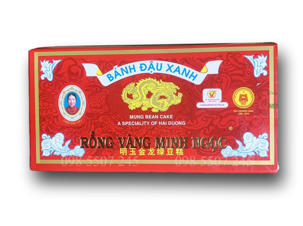 Rong Vang Minh Ngoc - Vietnam Cake Of Green Peas 240 g / 8 oz