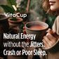 VitaCup Mushroom Coffee Alternative Instant Drink Mix, Lion’s Mane & Chaga, 30 Count