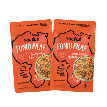 Yol  l   Fonio Grain Pilaf Mix African Supergrain Ancient Grains Organic Gluten-Free Non GMO Vegan Protein Super Food Paleo-Frie
