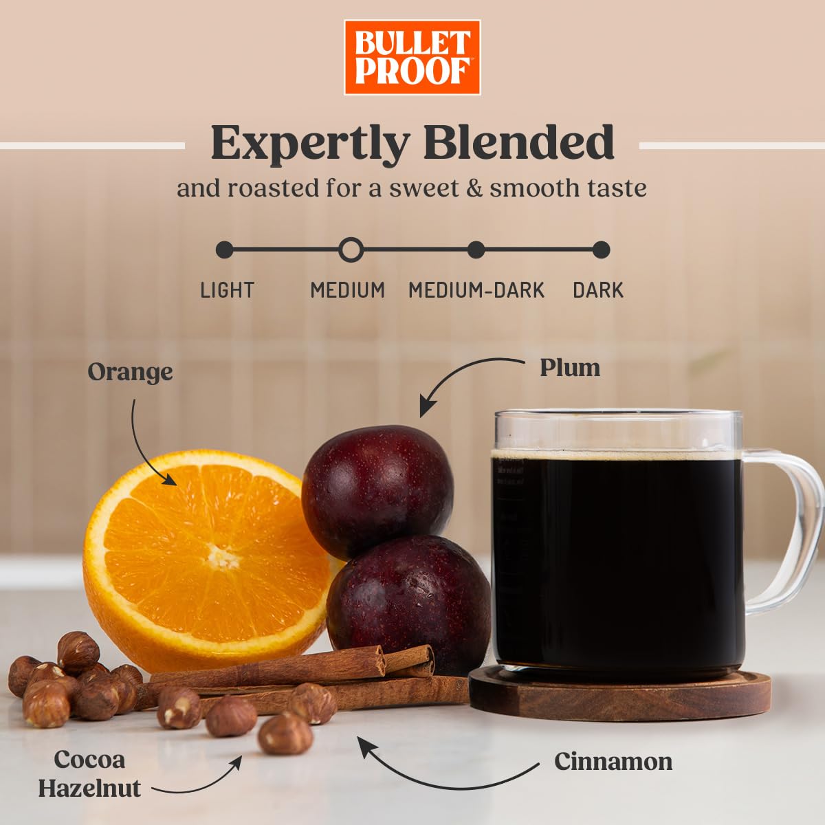 project pieceproof Original Medium-Roast Coffee Pods, 100% Arabica Beans, 24 Count, Brown, Model CDK01-00025