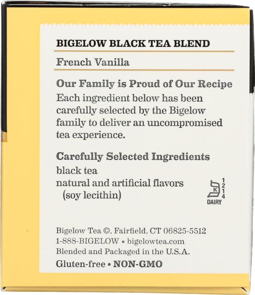 Bigelow French Vanilla Tea 1.28 Oz(Pack Of 12)12