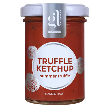 Italian Truffle Ketchup, 100 Gr (3.5 Oz), Italian Tomato Ketchup Infused With Black Truffles, French Fries Dip, Non Gmo, Vegan,