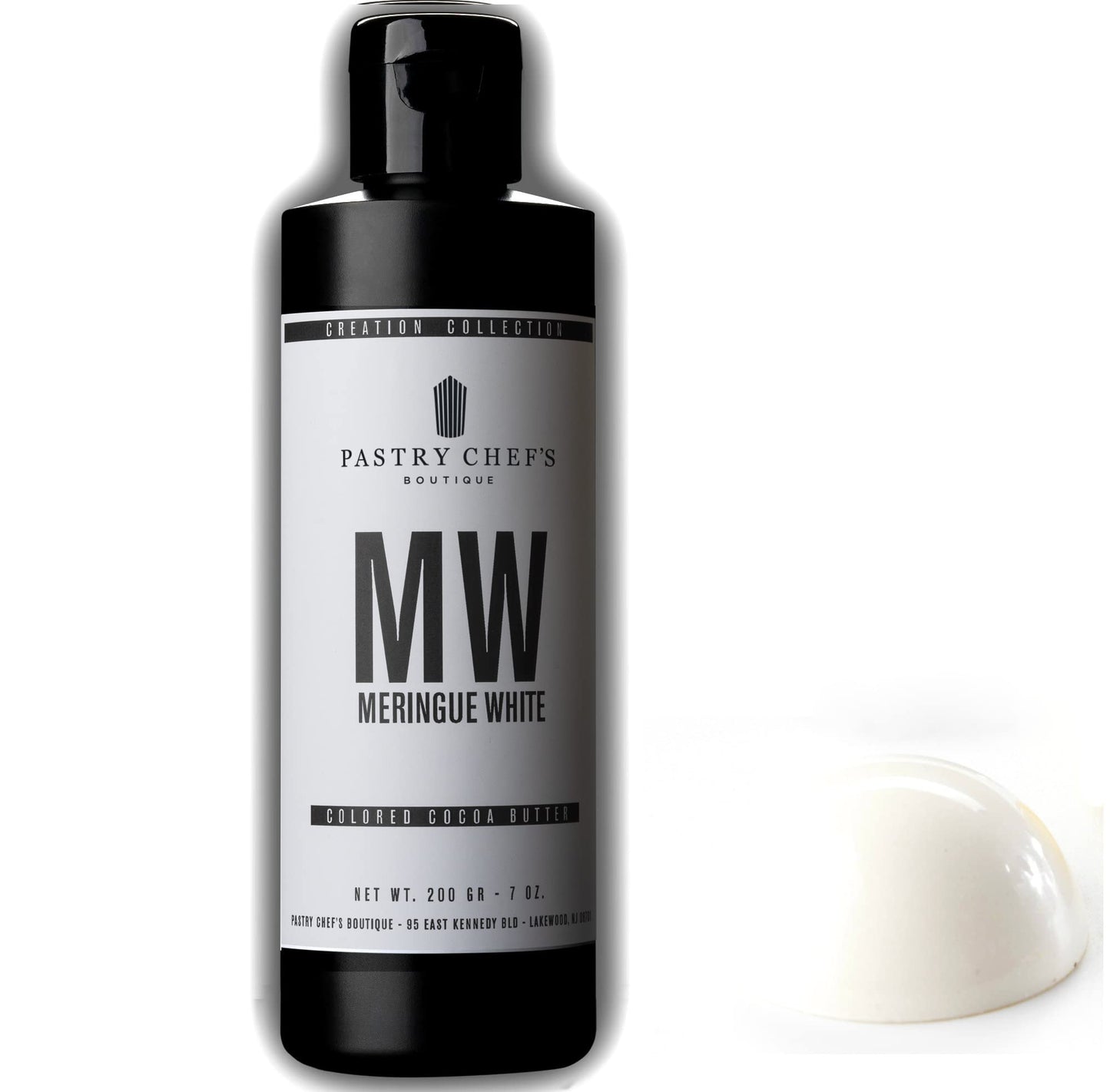 Pastry Chef'S Boutique Intuition Collection Premium Colored Cocoa Butter Coloring For Chocolate - 7 Oz. - Meringue White